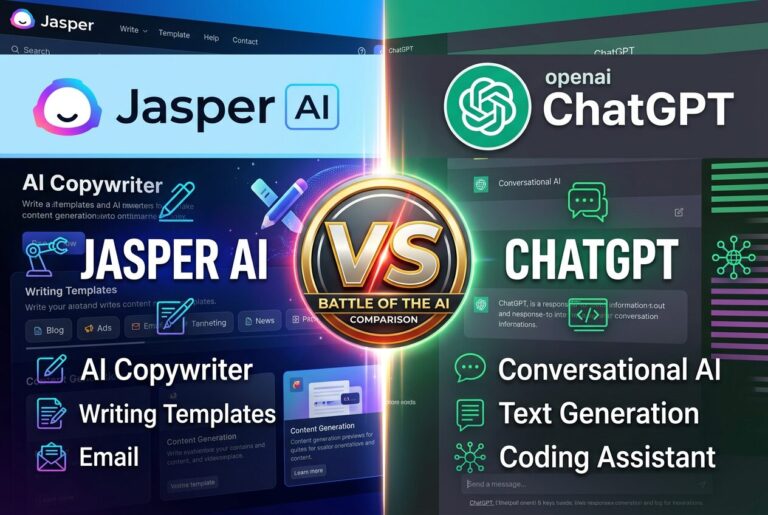 Jasper AI vs ChatGPT for business writing