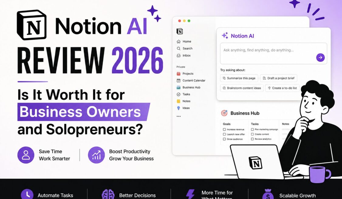Notion AI review 2026 is it worth it for business owners and solopreneurs generate fe 644243
