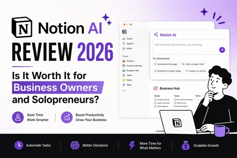Notion AI review 2026 is it worth it for business owners and solopreneurs generate fe 644243