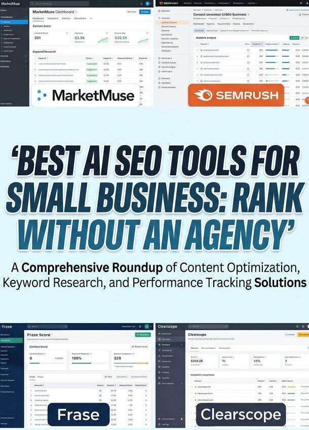 best ai seo tools small business rank without agency