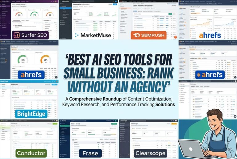 best ai seo tools small business rank without agency